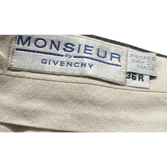 VTG Givenchy Monsieur Men's 36R Pleated Gray Dress Pants Career Work READ NOTE - Picture 4 of 7